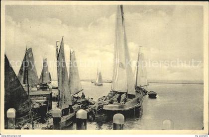 Enkhuizen Haven Segelboot