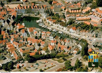 Goes Netherlands Fliegeraufnahme De kades van Goes