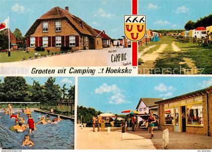 Kaatsheuvel NL Camping t Hoekske Campingplatz Gaststaette Swimming Pool
