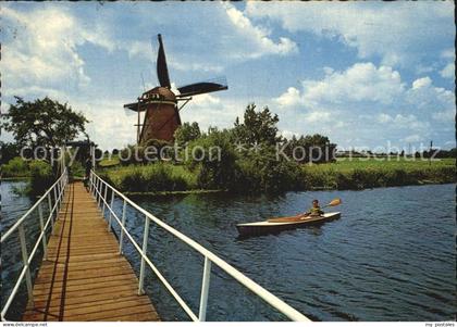 Kinderdijk Muehle Boot