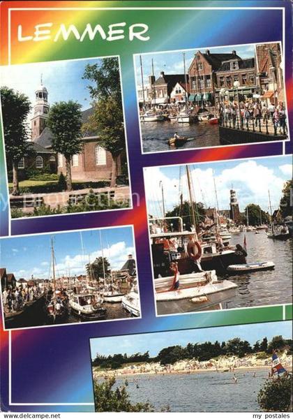Lemmer Kirche Hafen Badestrand