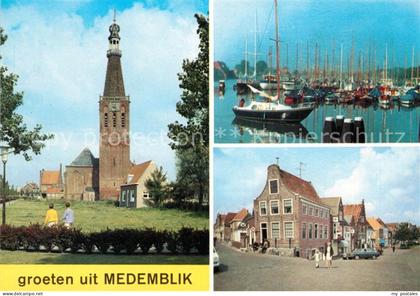 Medemblik Kirche Hafen Ortsansicht