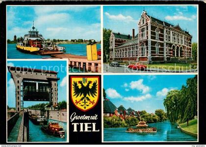 Tiel Faehrbahnhof Schleuse Kanal Hotel