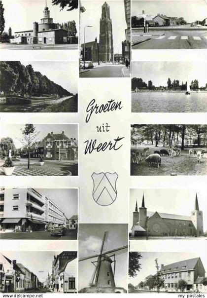 Weert  Limburg NL Orts und Teilansichten Kirche Schloss Muehle