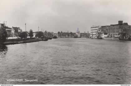 Wormerveer Zaangezicht Holland Real Photo Postcard
