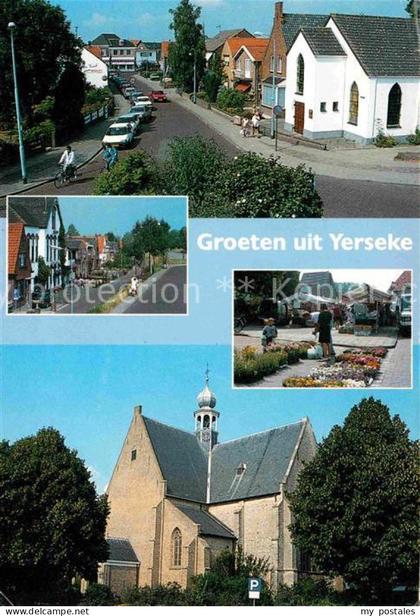 Yerseke Strassenpartie Kirche