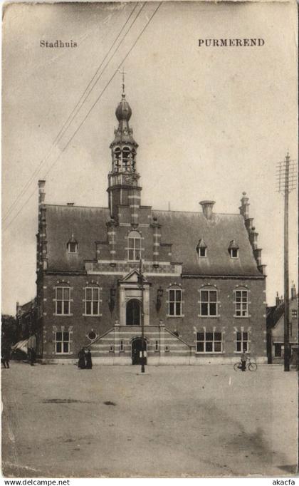 CPA PURMEREND Stadhuis NETHERLANDS (713769)