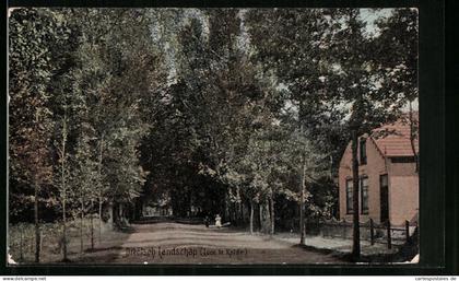 AK Rolde, Drentsch Landschap, Laan te Rolde