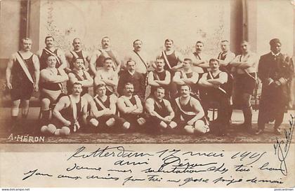 Nederland - ROTTERDAM - Gymnastiekvereniging - FOTOKAART A. Héron - Jaar 1905