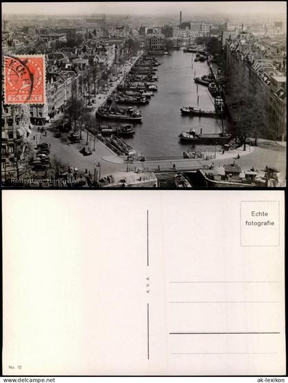 Postkaart Rotterdam Rotterdam Haringvliet 1960