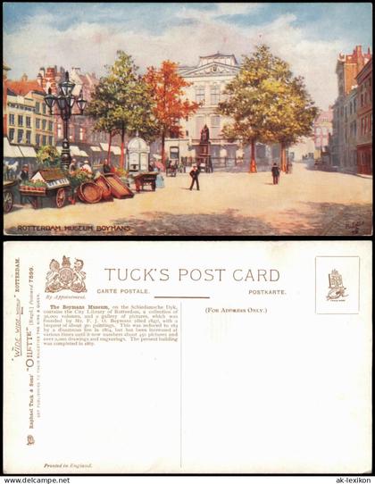 Postkaart Rotterdam Rotterdam Museum Boymans - Künstlerkarte 1912