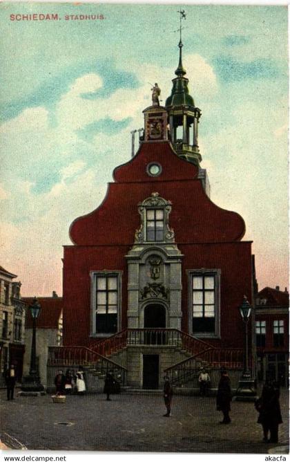 CPA AK SCHIEDAM Stadhuis NETHERLANDS (602146)