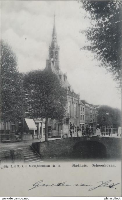 Schoonhoven (ZH) Stadhuis (Kade) 1904