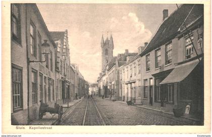 CPA-carte postale Pays Bas-Sluis  Kappellestraat  VM44389