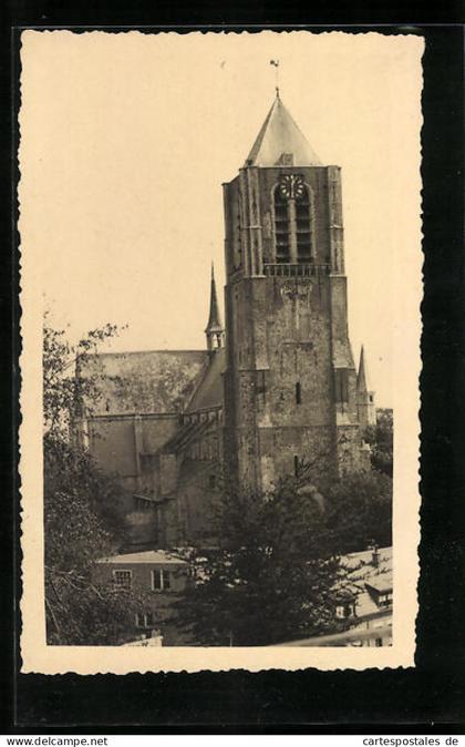 Foto-AK Tholen, Ned. Herv. Kerk