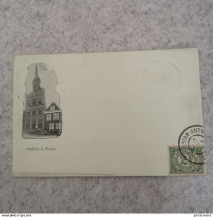 Tholen - Tolen (Zld.) Stadhuis te 1900