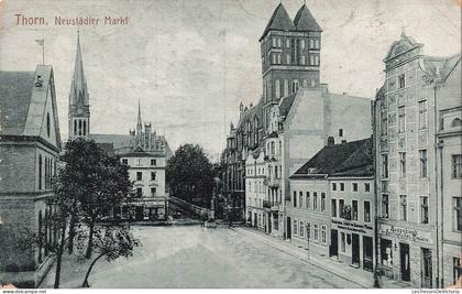 PAYS BAS - Thorn - Neustädler Markt - Place - Eglise - Flèche - 1918 - CPA