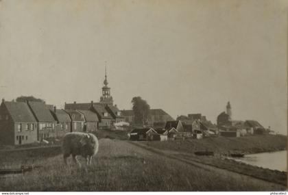 Urk // Gezicht op Urk vanaf de Dijk naar Lemmer 19??