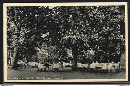 AK Lage Vuursche, Overtuin, Hotel de Lage Vuursche