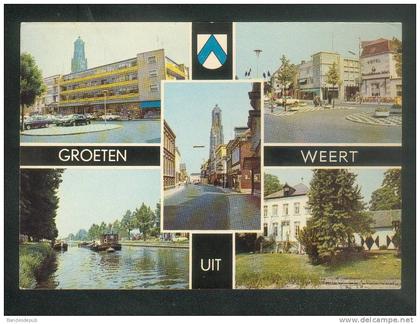 CPSM - Pays Bas - Groeten uit WEERT ( multivues péniche canal Kanaal PAQUAY )