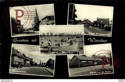 GROETEN UIT WIERDEN  STATIONSTRAAT SCHOOL KLUINVEENWEG MEIDOORNLAAN  Overijssel Wierden  HOLLAND HOLANDA NETHERLANDS