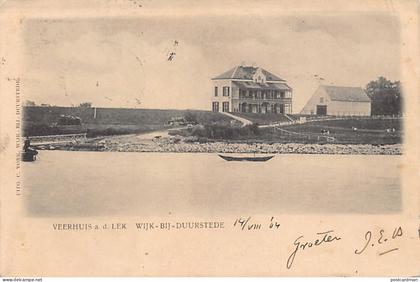 Nederland - WIJK BIJ DUURSTEDE (UT) Veerhuis a. d. Lek - Uitg. C. Vonk