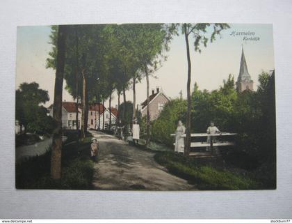 HARMELEN ,  1917 , Camp de Zeist , Briefkaart  naa Dänemark !!    2 Scan