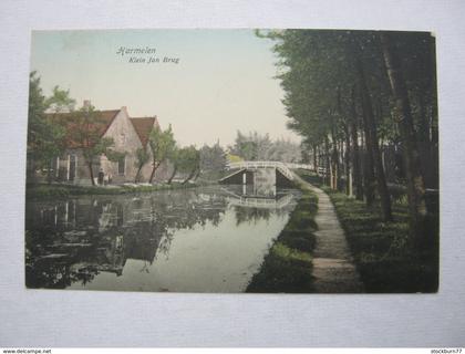 HARMELEN ,  1917 , Camp de Zeist , Briefkaart  naa Dänemark !!    2 Scan