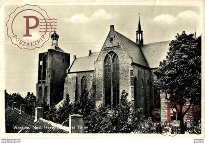 WORKUM   NED HERV KERK ET TOREN    Workum Friesland   HOLLAND HOLANDA NETHERLANDS