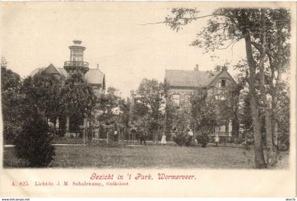 CPA AK WORMERVEER Gezicht in `t Park NETHERLANDS (603644)