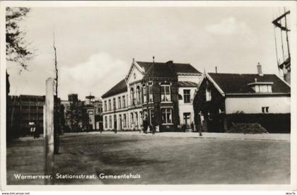 CPA Wormerveer- Stadionsstraat Gemeentehuis NETHERLANDS (713779)