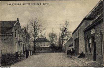 CPA Sluis Zeeland Niederlande, Oud Mannen- en Vrouwenhuis