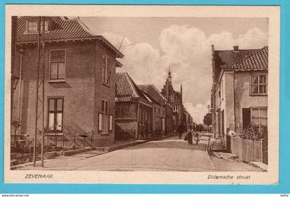 NEDERLAND prentbriefkaart Didamsche Straat 1928 Zevenaar - Almelo