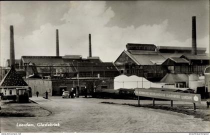 CPA Leerdam Südholland, Glasfabriek