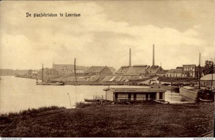 CPA Leerdam Südholland, Glasfabriken