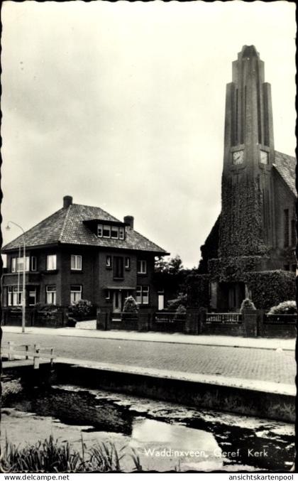 CPA Waddinxveen Südholland, Geref. Kerk