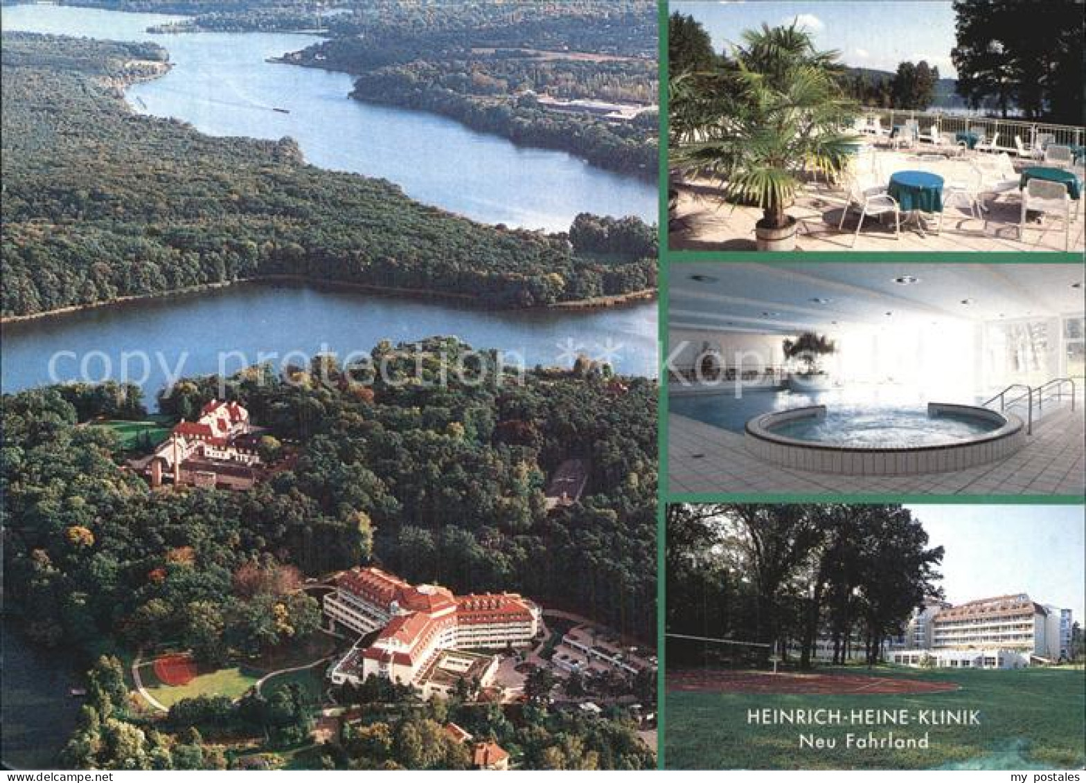 Neu Fahrland Fliegeraufnahme Heinrich-Heine-Klinik