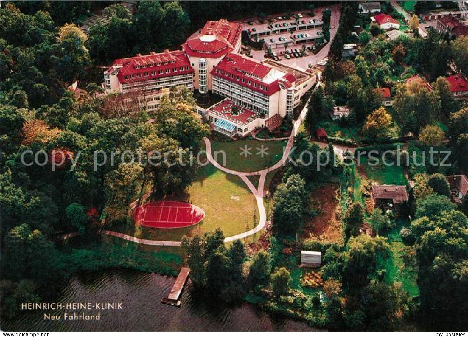 Neu Fahrland Fliegeraufnahme Heinrich Heine Klinik