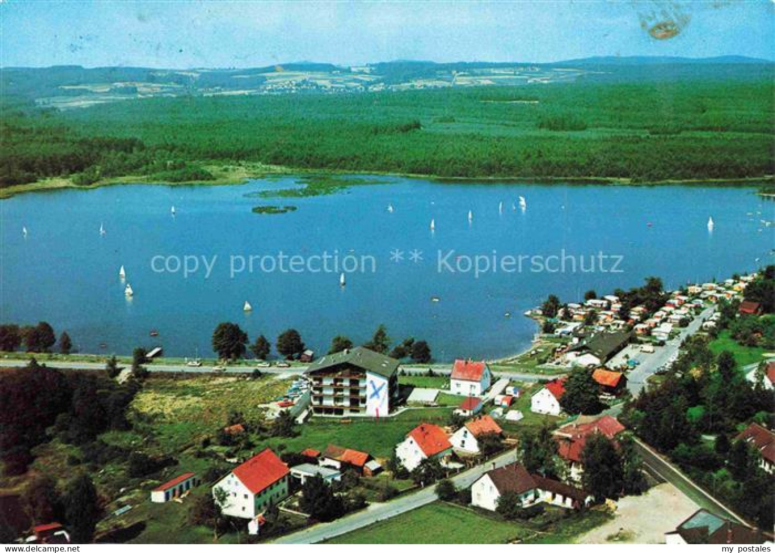 Neubaeu am See Roding Bayern Panorama Naturpark Vorderer Bayerischer WAld