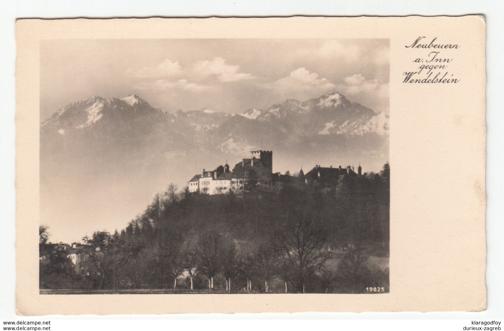 Neubeurn old postcard travelled 1940 b181115