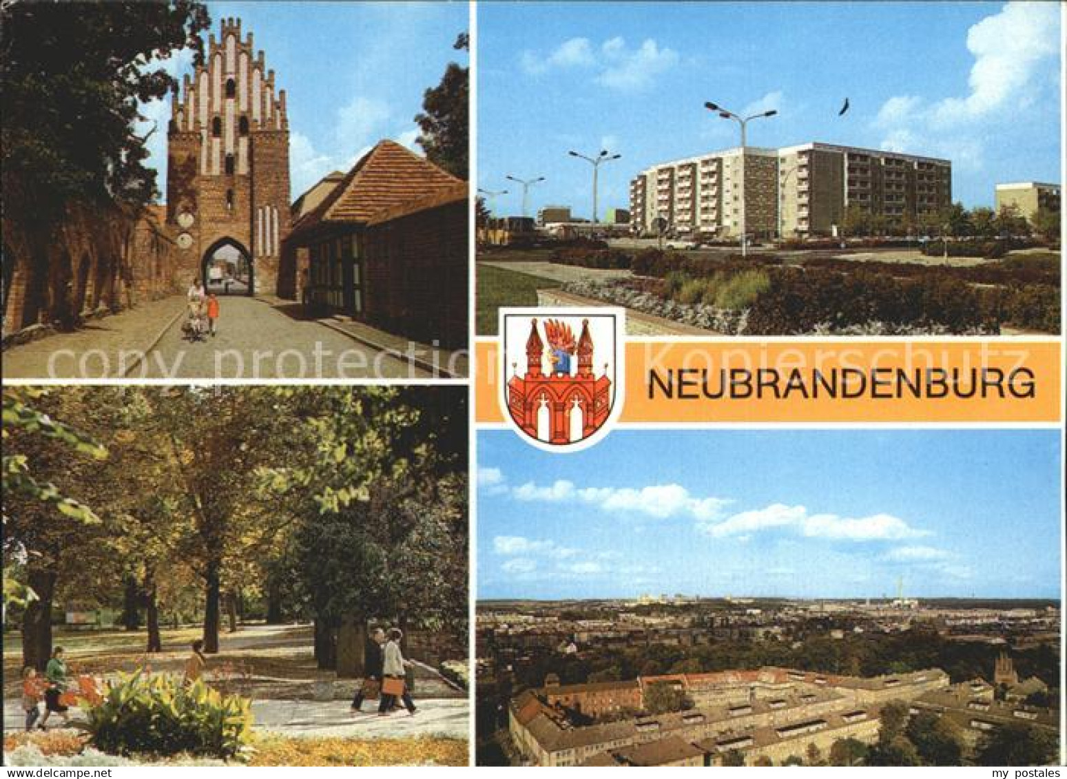 Neubrandenburg Stadtpark Gesamtansicht