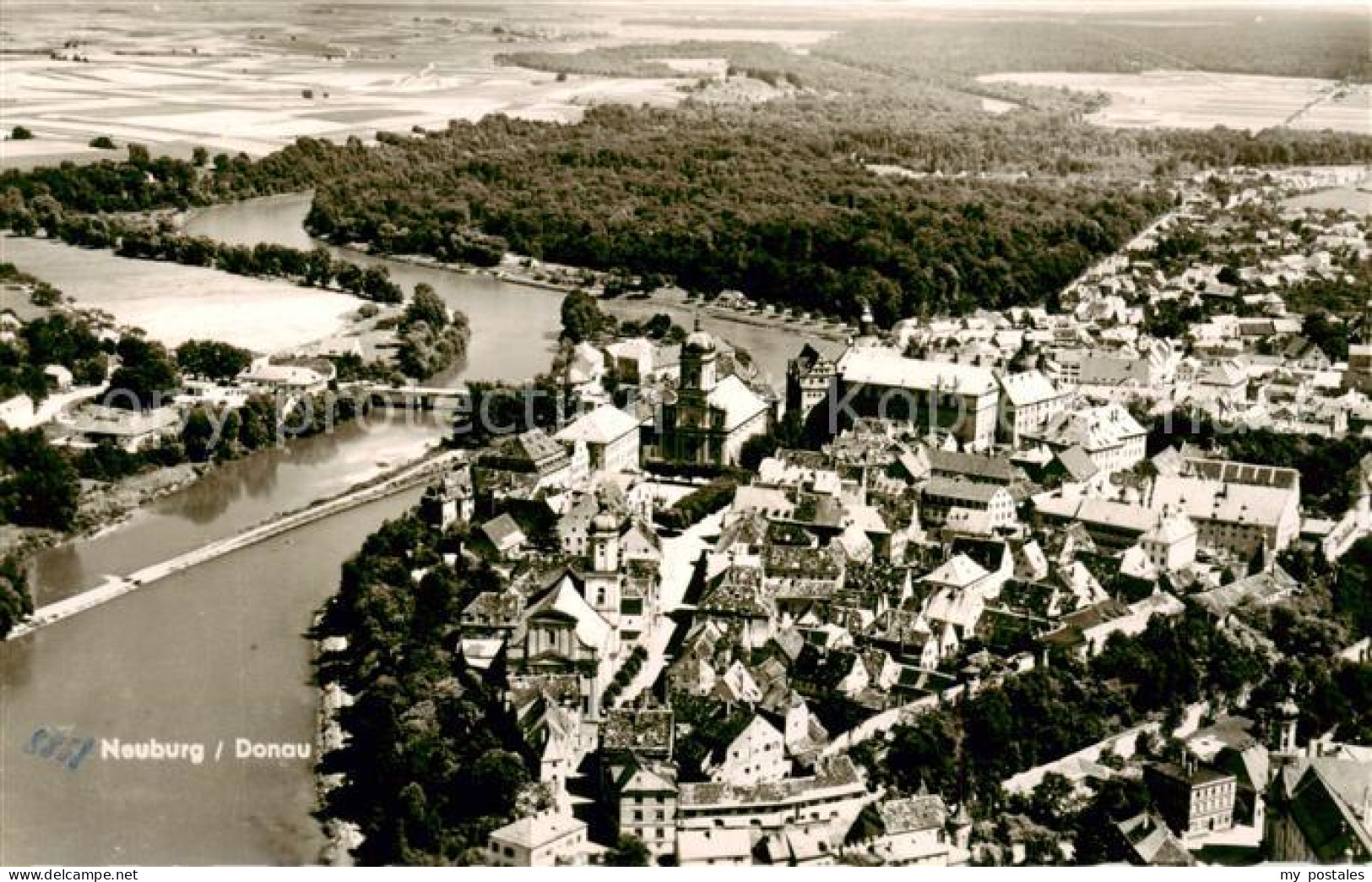 Neuburg  Donau Fliegeraufnahme