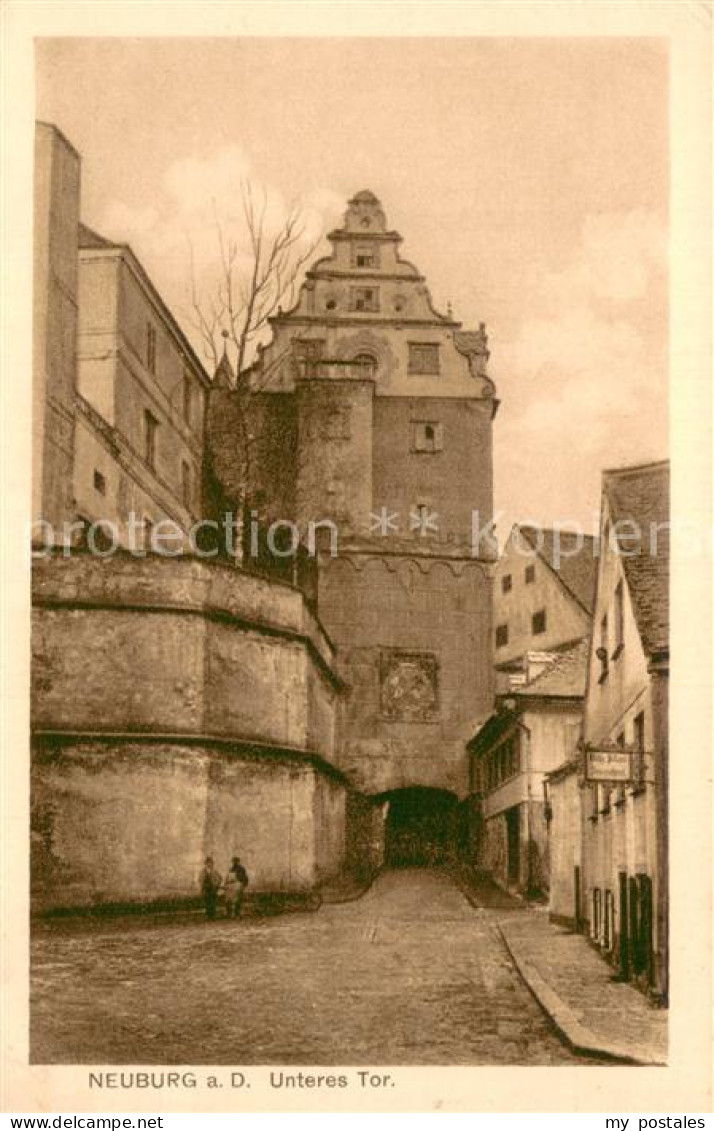 Neuburg  Donau Unteres Tor Altstadt