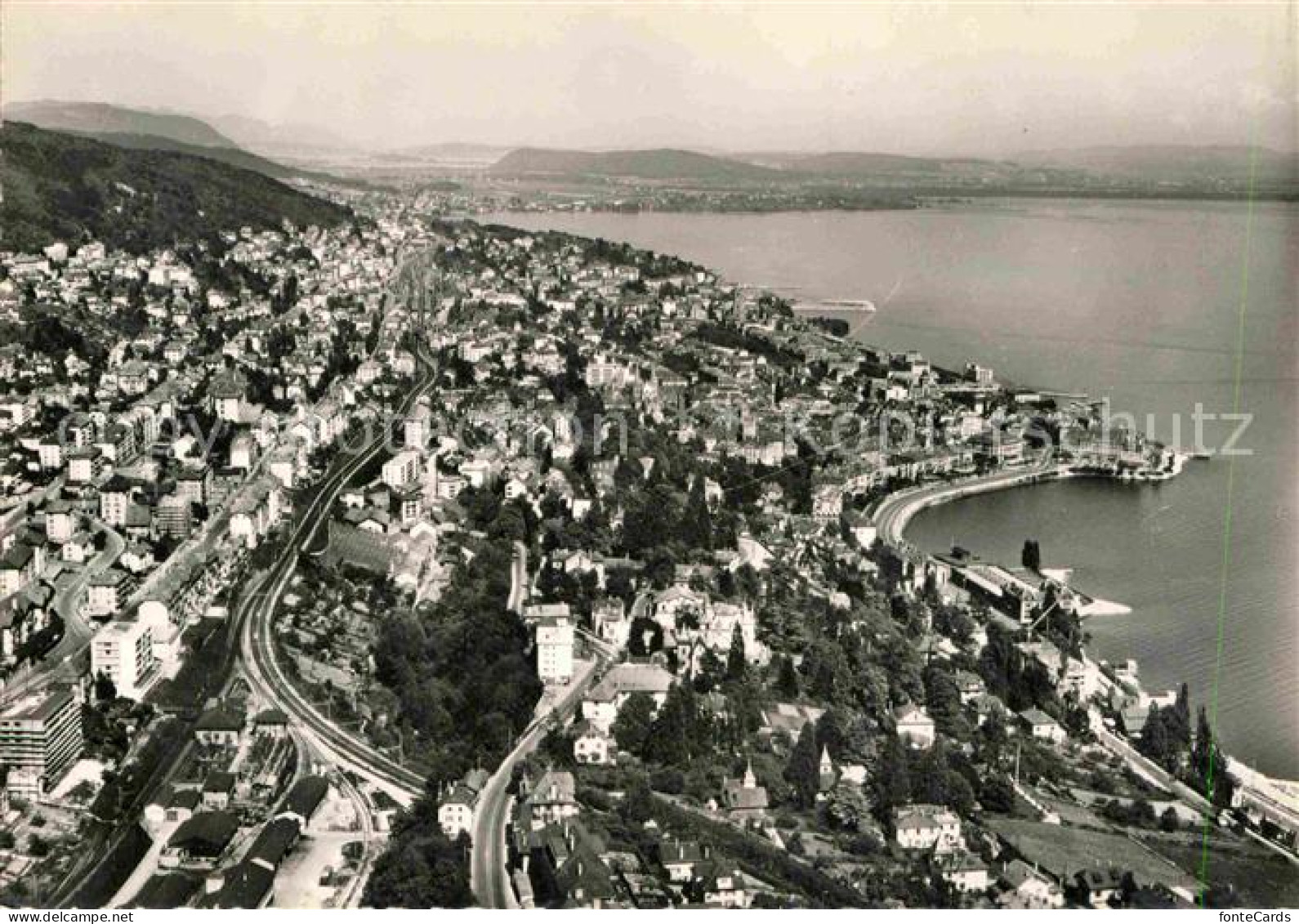 Neuchatel NE Fliegeraufnahme