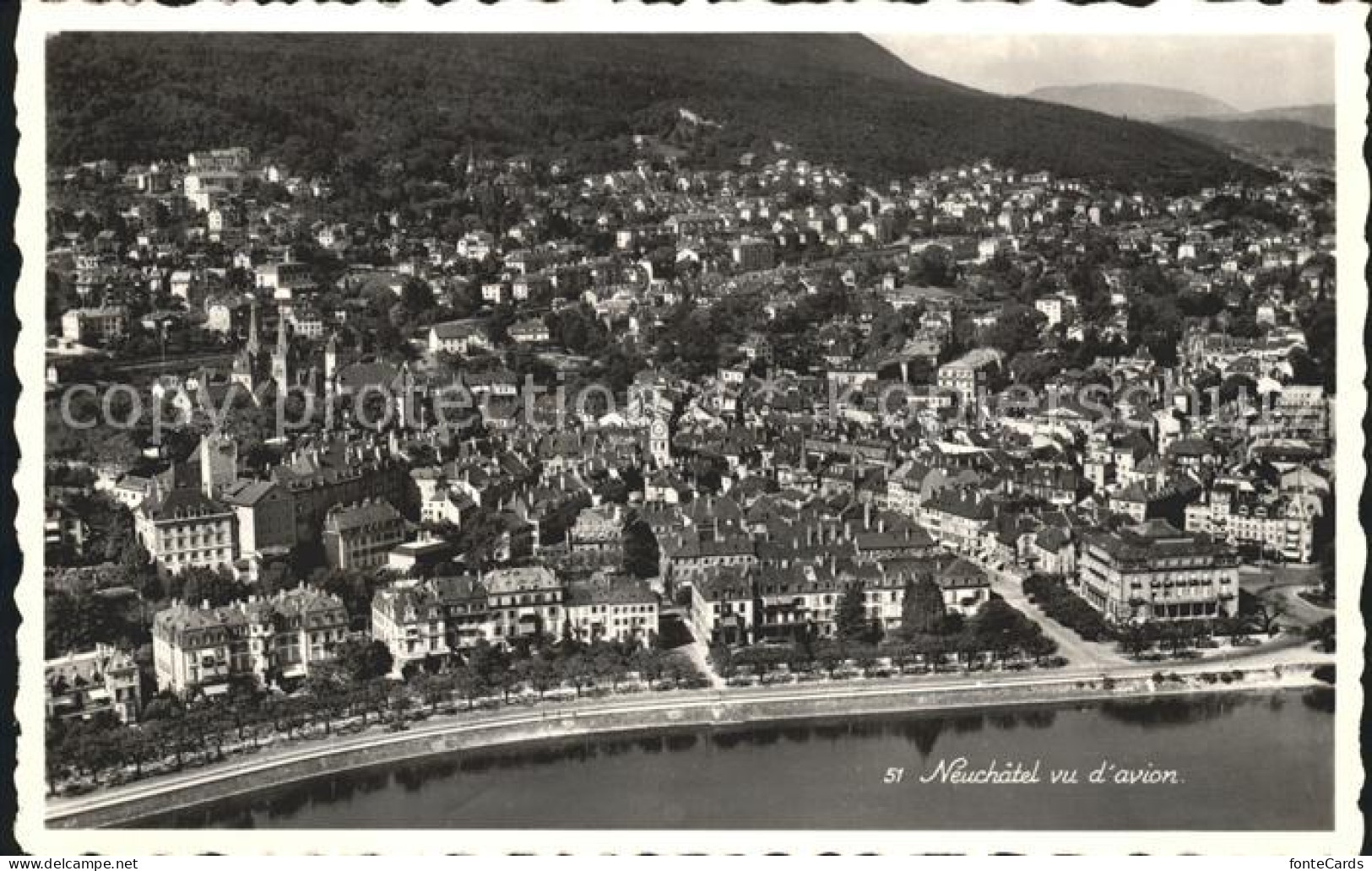 Neuchatel NE Fliegeraufnahme