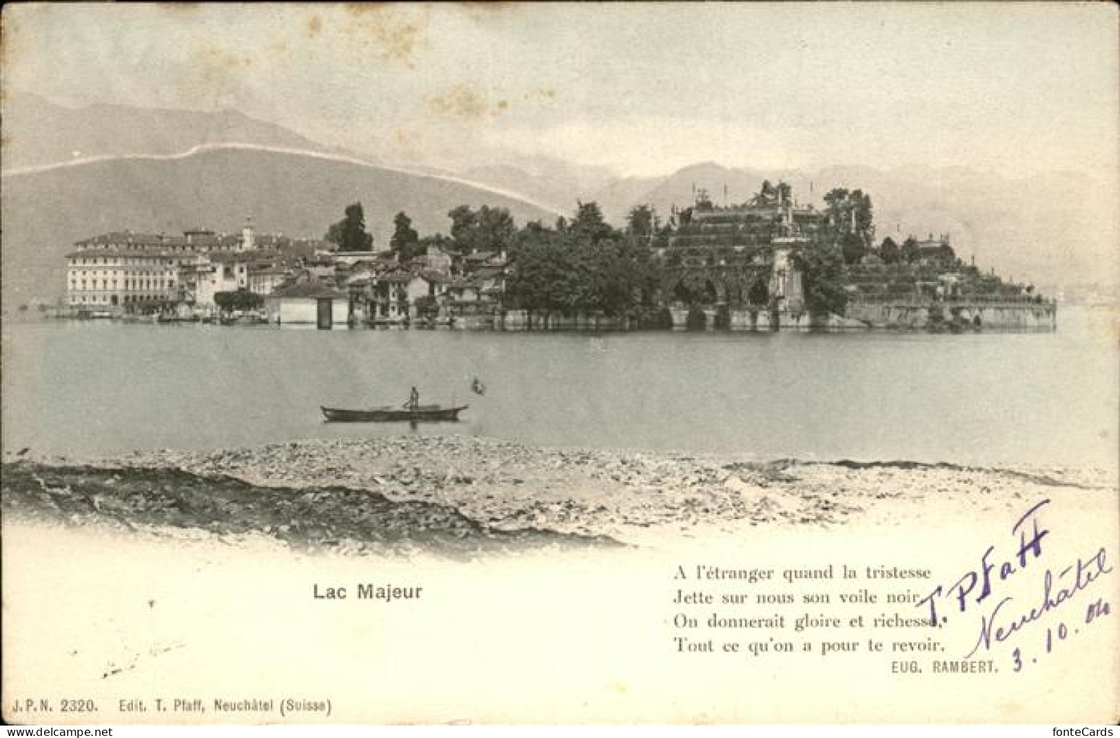 Neuchatel NE Lac Majeur Boot