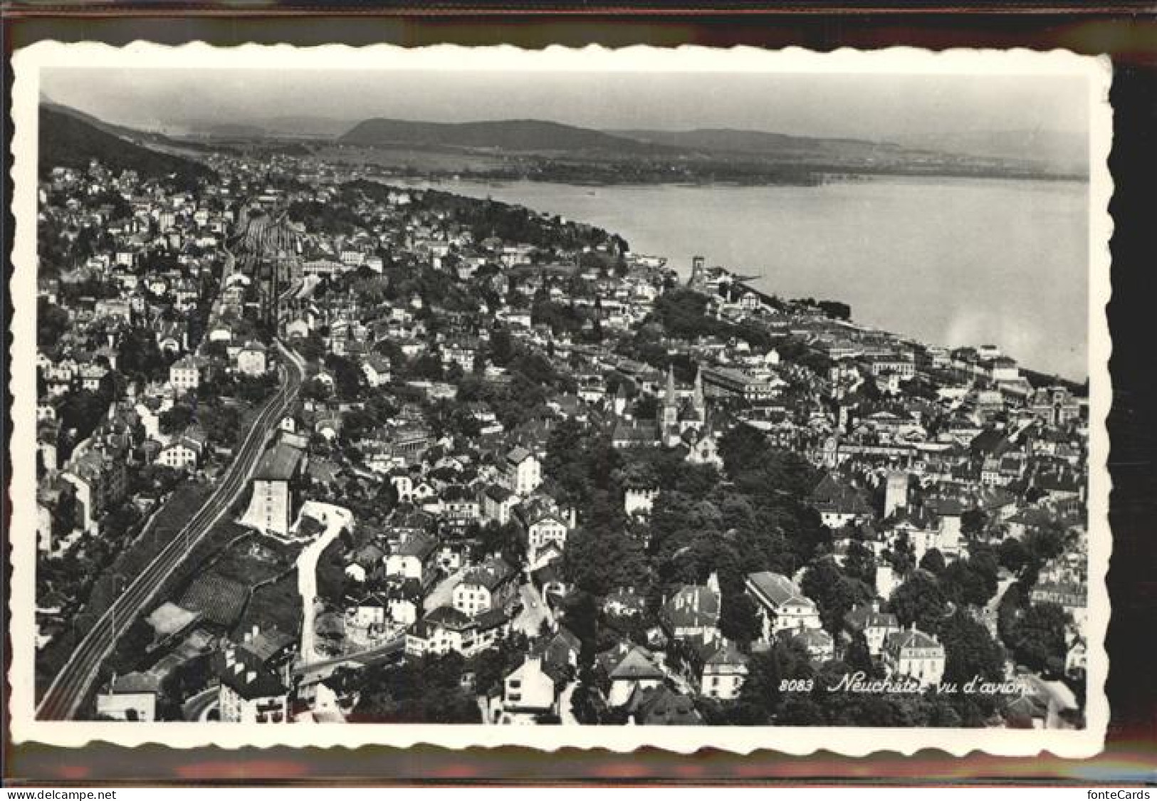 Neuchatel NE Neuchatel vue d avion