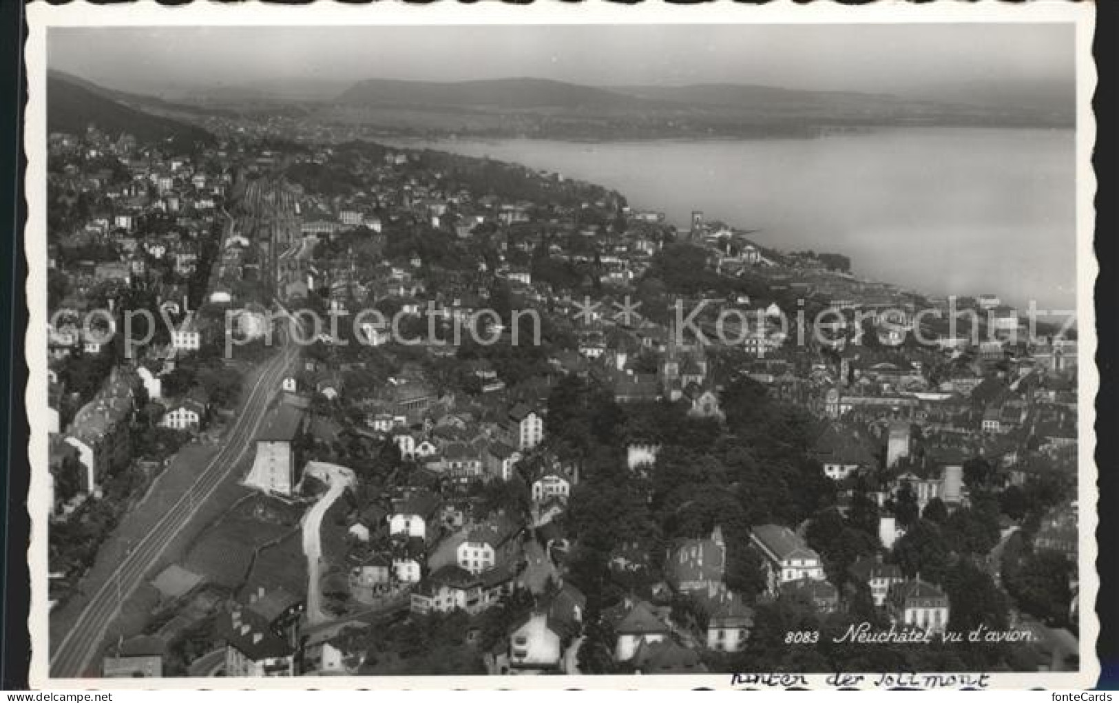 Neuchatel NE vu d avion