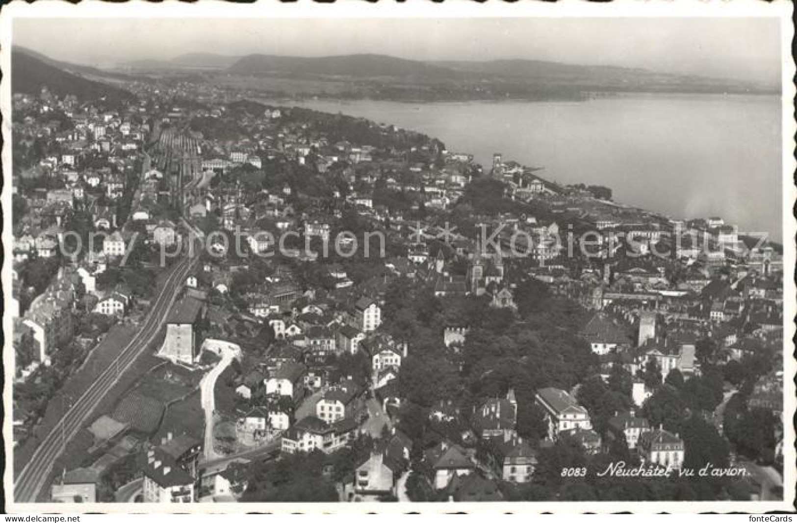 Neuchatel NE vu d avion