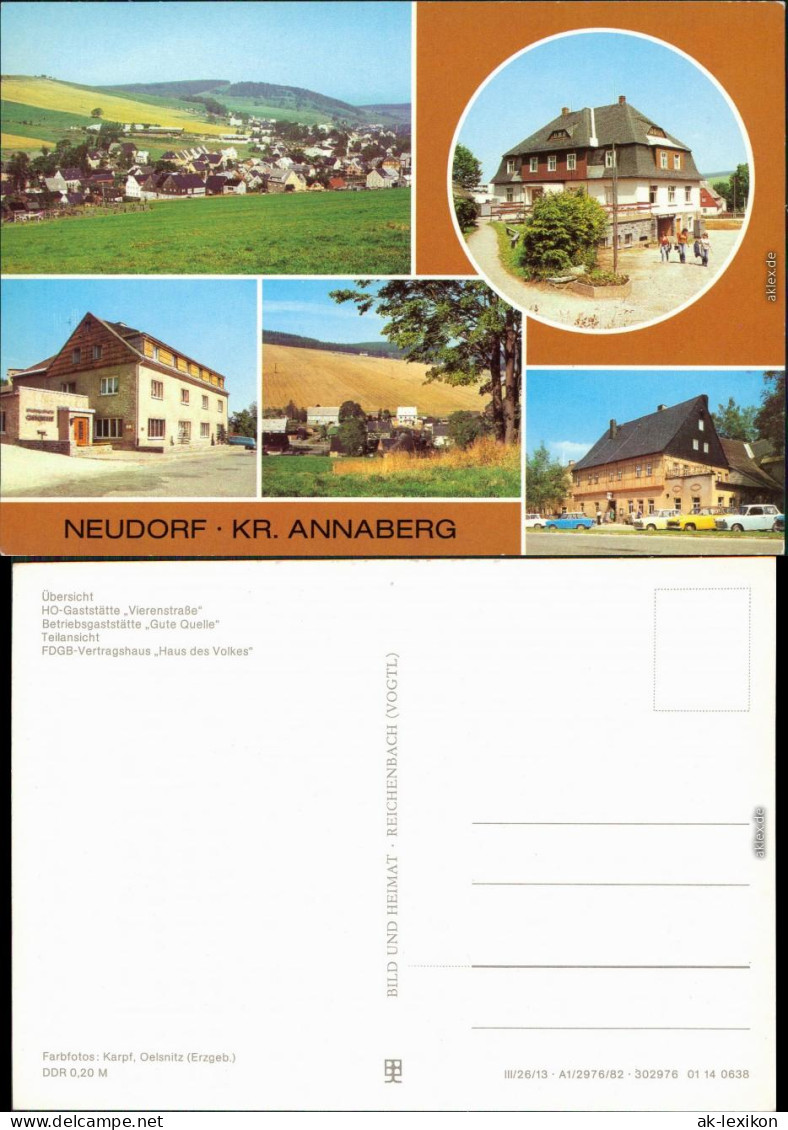 Neudorf Sehmatal  HO-Gaststätte "Vierenstraße", Betriebsgaststätte   1982